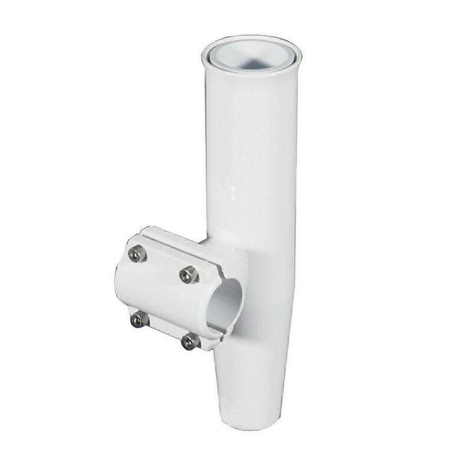 Lee's Clamp - On Rod Holder - White Aluminum - Horizontal Mount - Fits 1.900" O.D. Pipe - Get Tight Gear