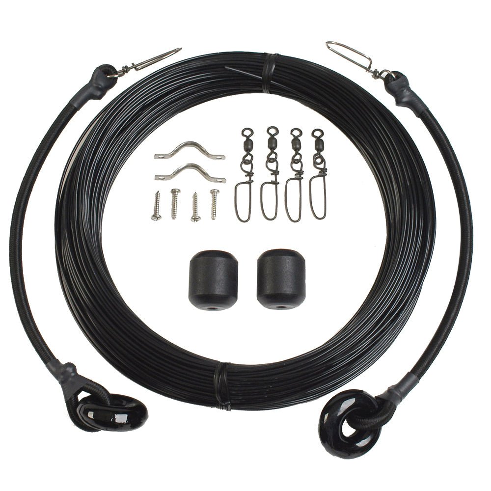 Lee's Deluxe Rigging Kit - Single Rig Up To 37ft. - Black Mono - Get Tight Gear