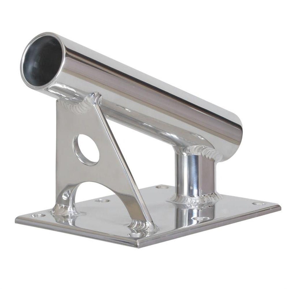 Lee's MX Pro Series Fixed Angle Center Rigger Holder - 22 - 1.5" ID - Bright Silver - Get Tight Gear