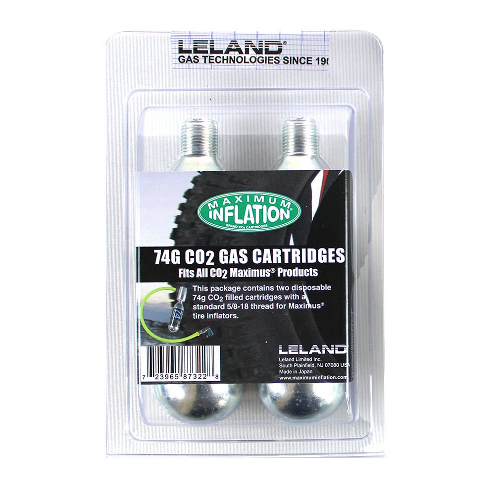 Leland Maximum Inflations Maximus Instant Tire Refill Cartridges *2 - Pack - Get Tight Gear