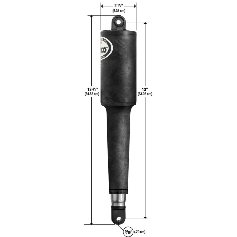 Lenco 102 Series Standard Actuator - 24V - 4 - 1/4" Stroke - Get Tight Gear