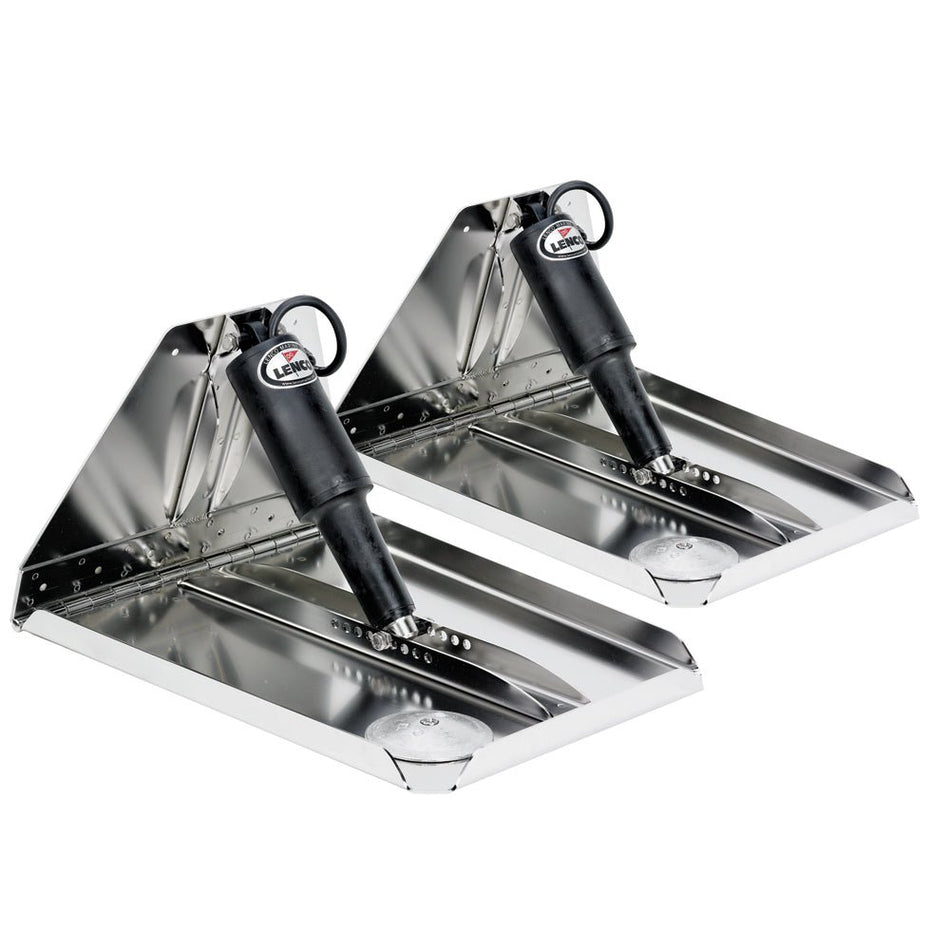 Lenco 14" x 12" Heavy Duty Performance Trim Tab Kit w/o Switch - Get Tight Gear