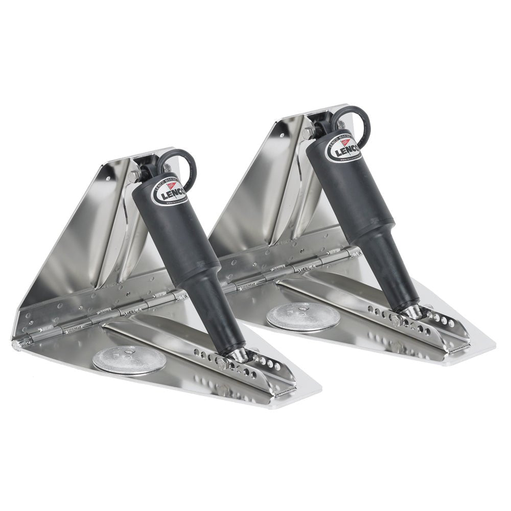 Lenco 14" x 12" High Performance Trim Tab Kit w/o Switch Kit12V - Get Tight Gear