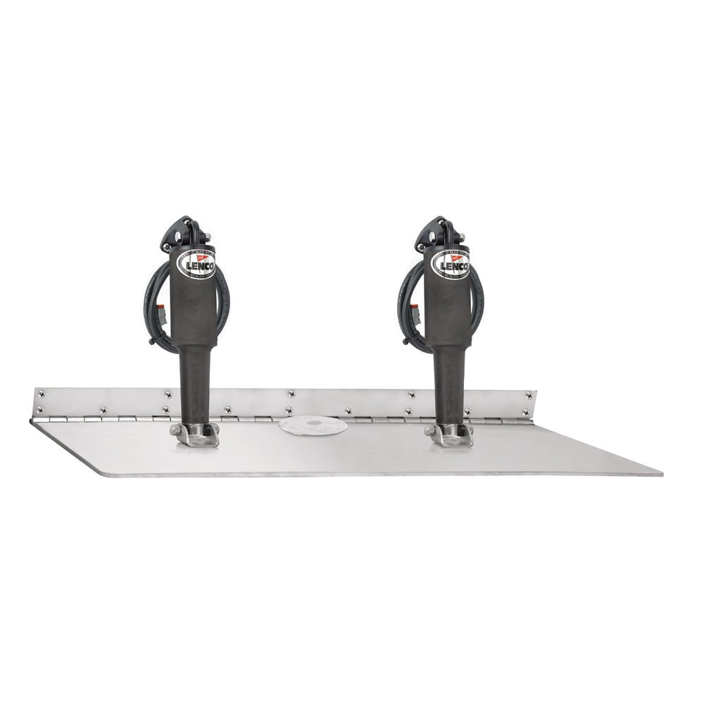 Lenco 16" x 24" Dual Actuator Super Strong Trim Tab Kit w/o Switch Kit 12V - Get Tight Gear