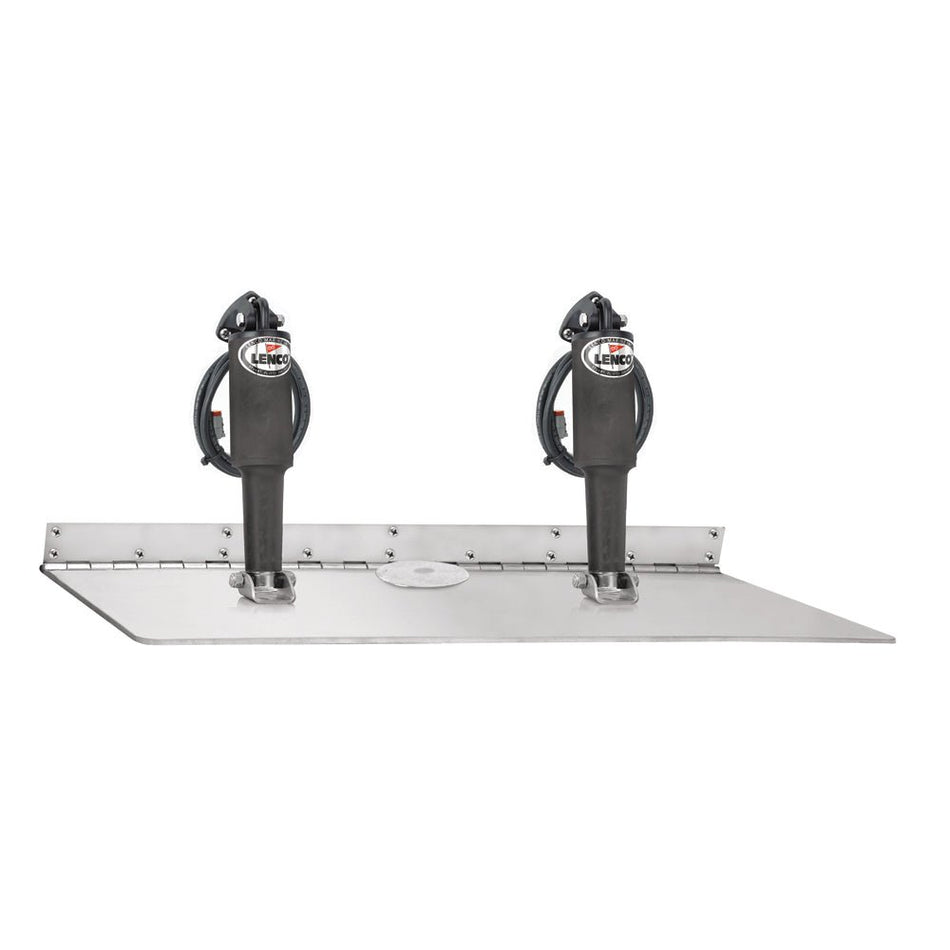 Lenco 16" x 42" Dual Actuator Super Strong Trim Tab Kit w/o Switch Kit 12V - Get Tight Gear