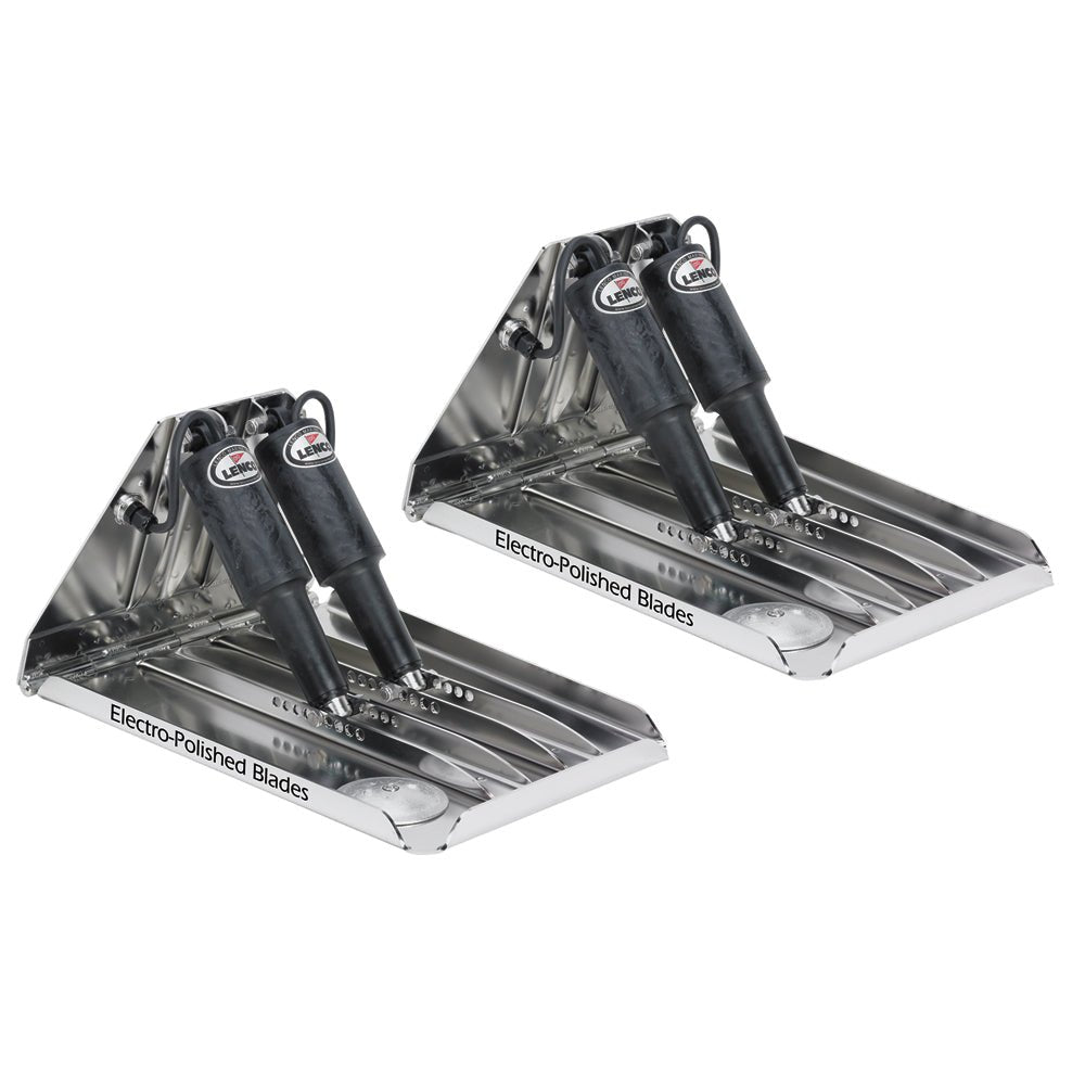 Lenco 19" x 14" Extreme Duty Performance Trim Tab Kit w/o Switch Kit 12V - Get Tight Gear