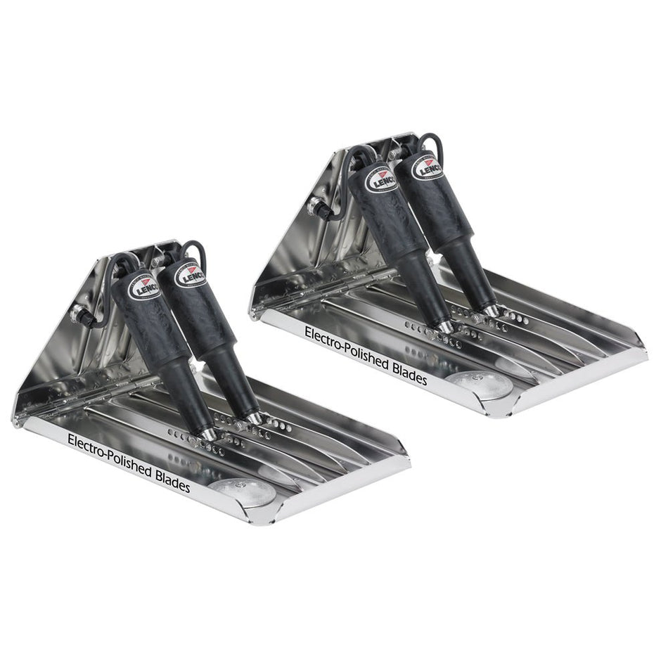 Lenco 19" x 14" Extreme Duty Performance Trim Tab Kit w/o Switch Kit 12V - Get Tight Gear