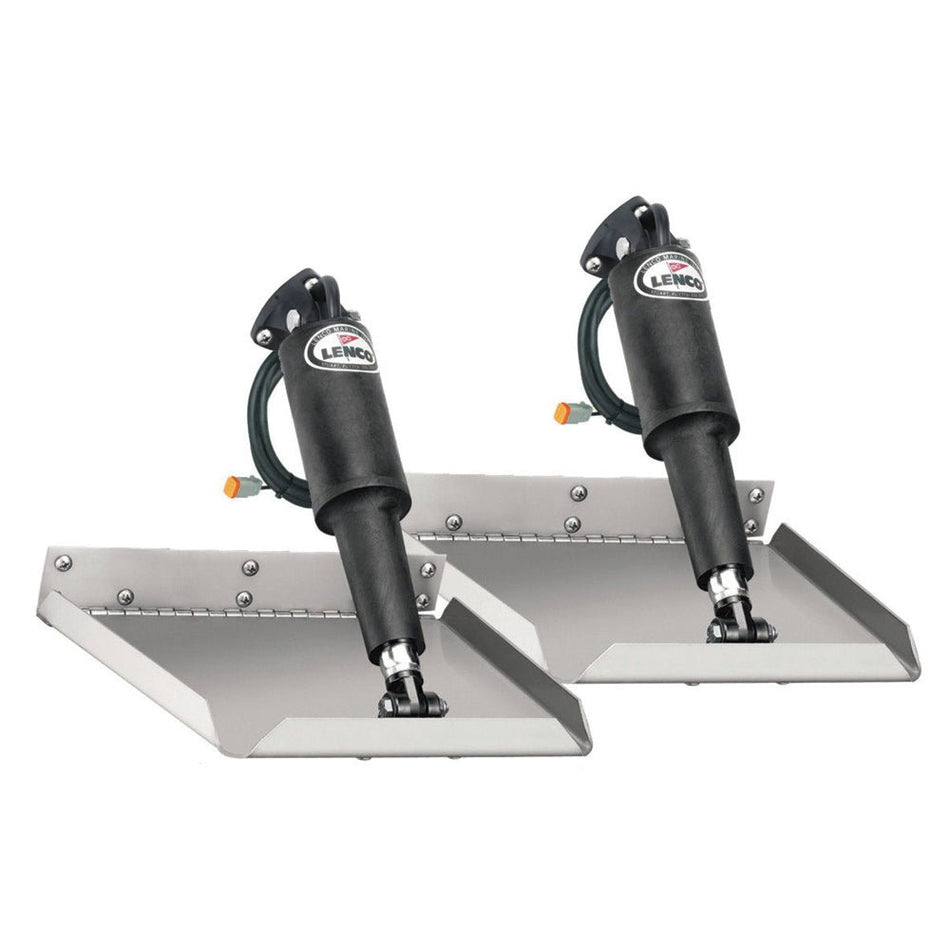 Lenco 9" x 12" Edge Mount Trim Tab Kit w/o Switch - Get Tight Gear