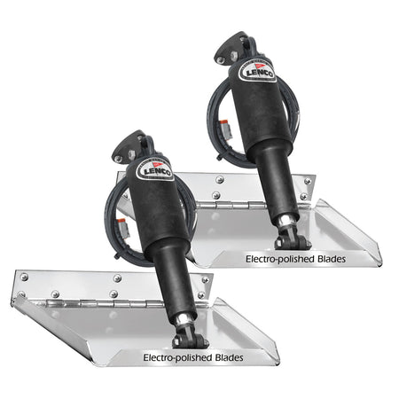 Lenco 9" x 12" Standard Performance Trim Tab Kit w/o Switch Kit 12V - Get Tight Gear