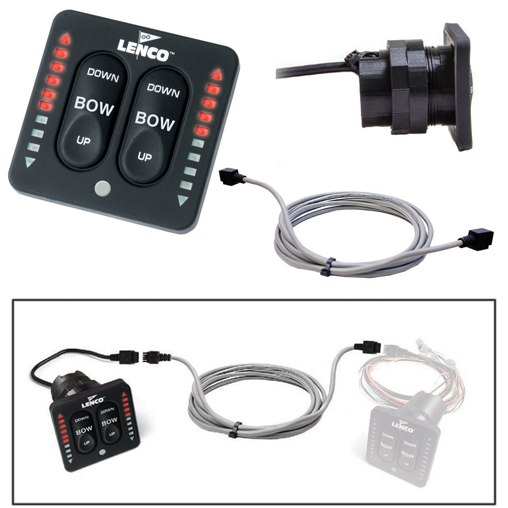 Lenco Flybridge Kit f/ LED Indicator Key Pad f/All - In - One Integrated Tactile Switch - 10' - Get Tight Gear