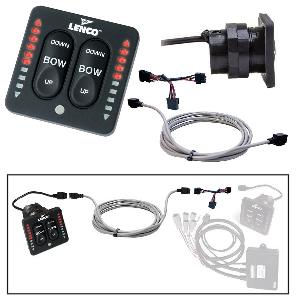 Lenco Flybridge Kit f/LED Indicator Key Pad f/Two - Piece Tactile Switch - 50' - Get Tight Gear
