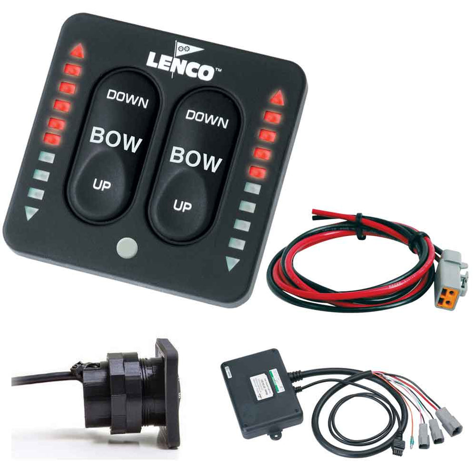 Lenco LED Indicator Two - Piece Tactile Switch Kit w/Pigtail f/Single Actuator Systems - Get Tight Gear