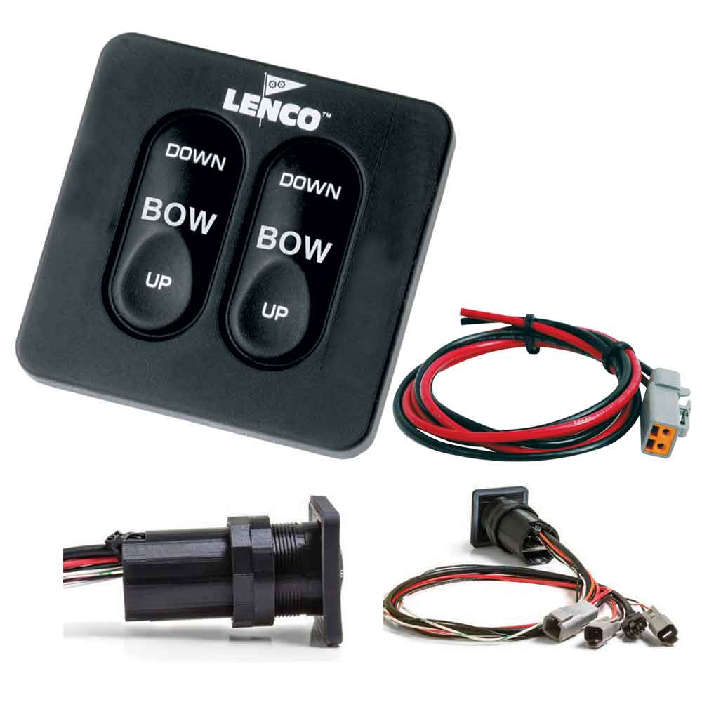 Lenco Standard Integrated Tactile Switch Kit w/Pigtail f/Single Actuator Systems - Get Tight Gear