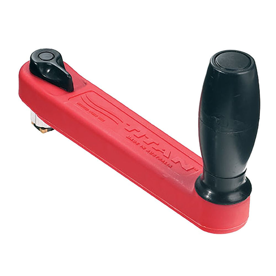 Lewmar 10" Red Titan Locking Winch Handle - Get Tight Gear