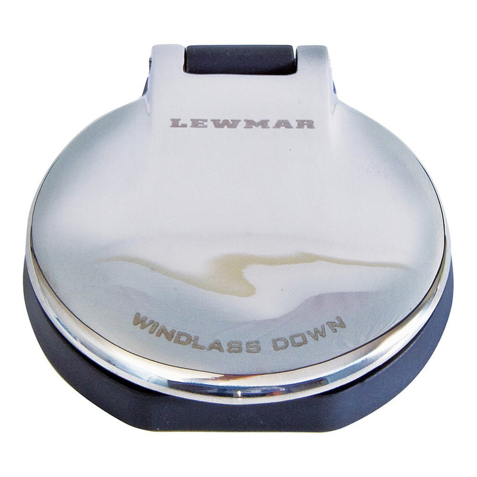 Lewmar Deck Foot Switch - Windlass Down - Stainless Steel - Get Tight Gear