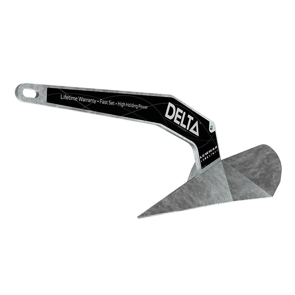 Lewmar Delta Anchor - Galvanized - 22lb - Get Tight Gear