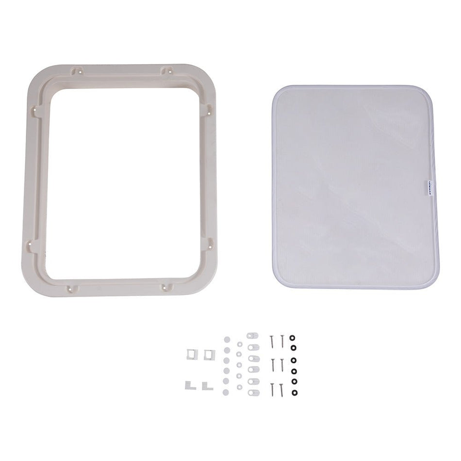 Lewmar White Trim Ring & Screen Kit - Get Tight Gear