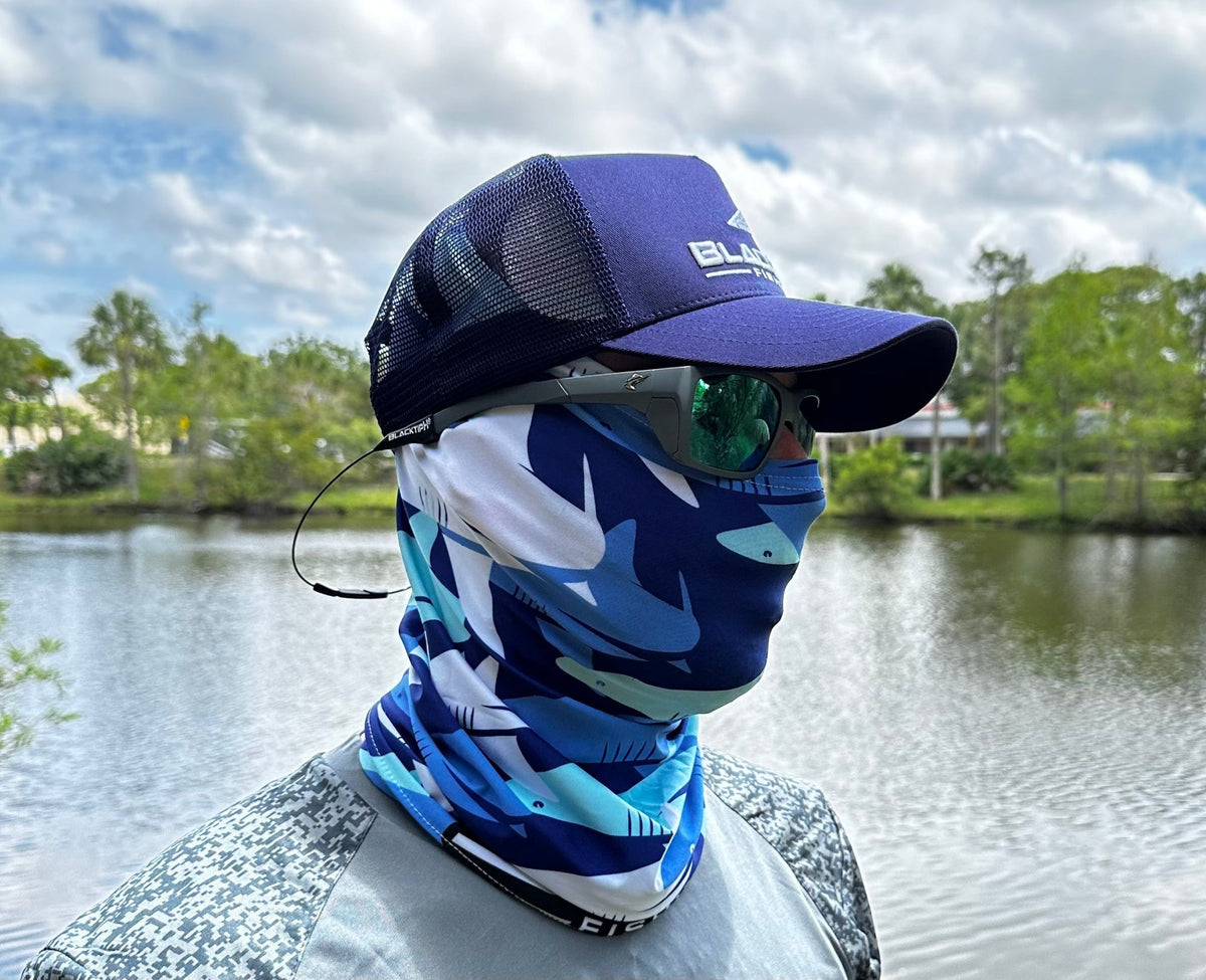 Light Blue Performance Face Shield - Get Tight Gear