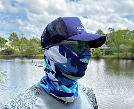 Light Blue Performance Face Shield - Get Tight Gear