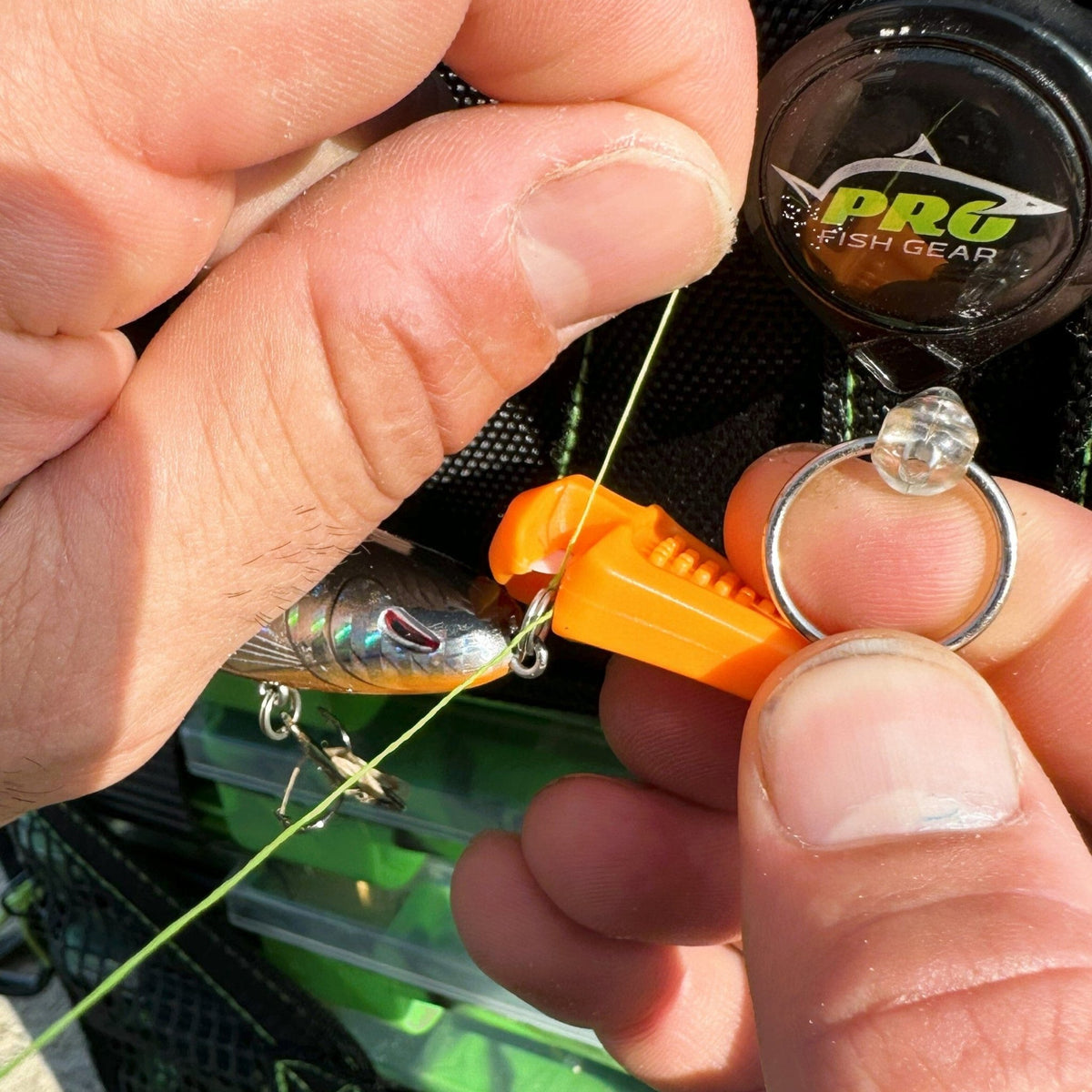 Line Cutterz Ceramic Blade Zipper Pull - Blaze Orange - Get Tight Gear