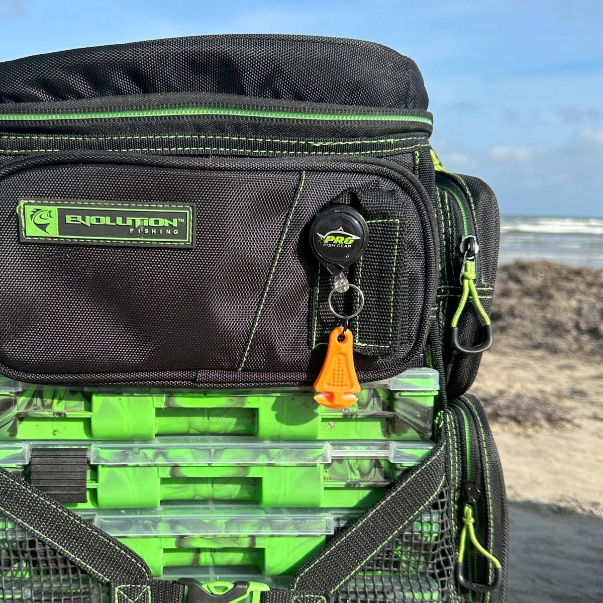 Line Cutterz Ceramic Blade Zipper Pull - Blaze Orange - Get Tight Gear