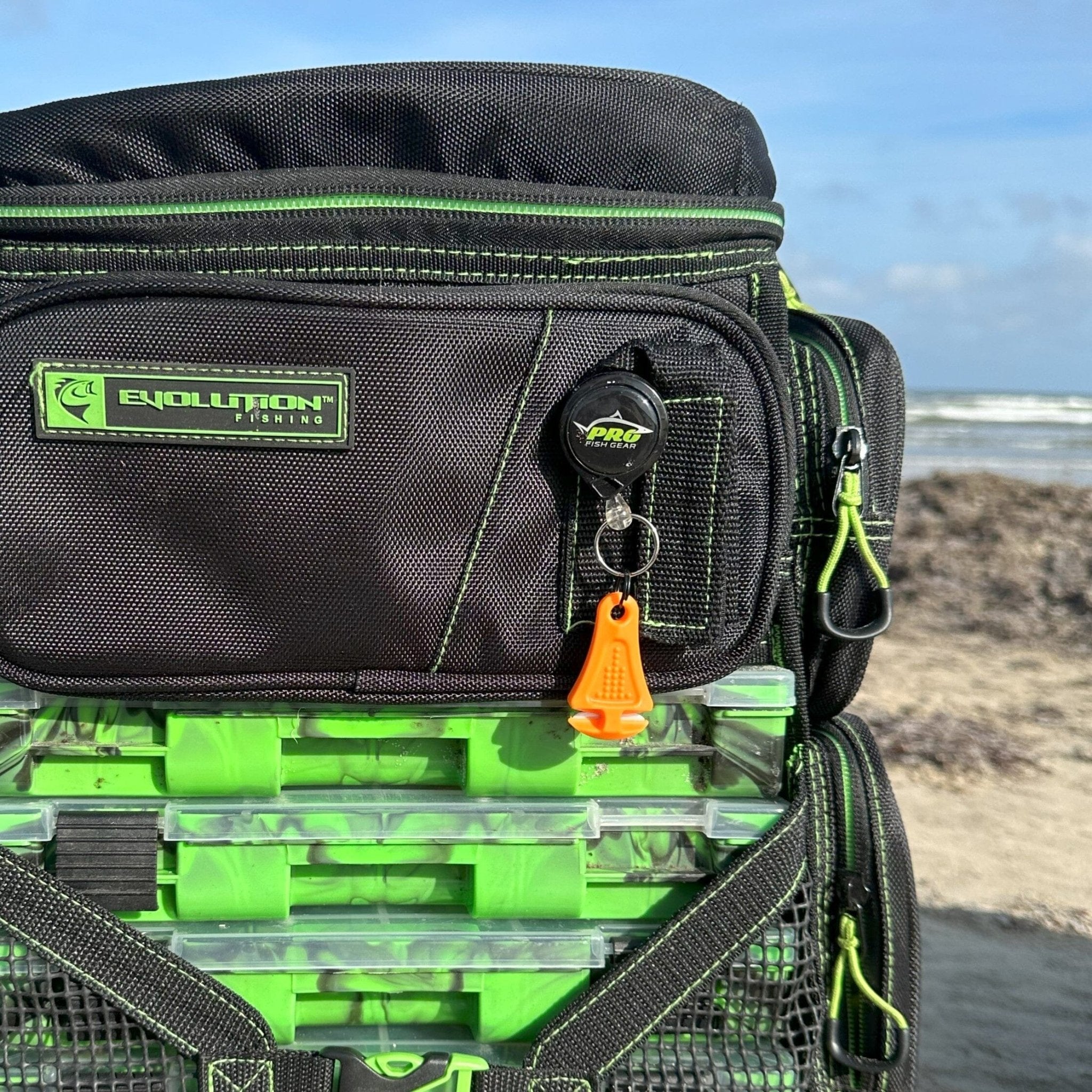 Line Cutterz Ceramic Blade Zipper Pull - Blaze Orange - Get Tight Gear