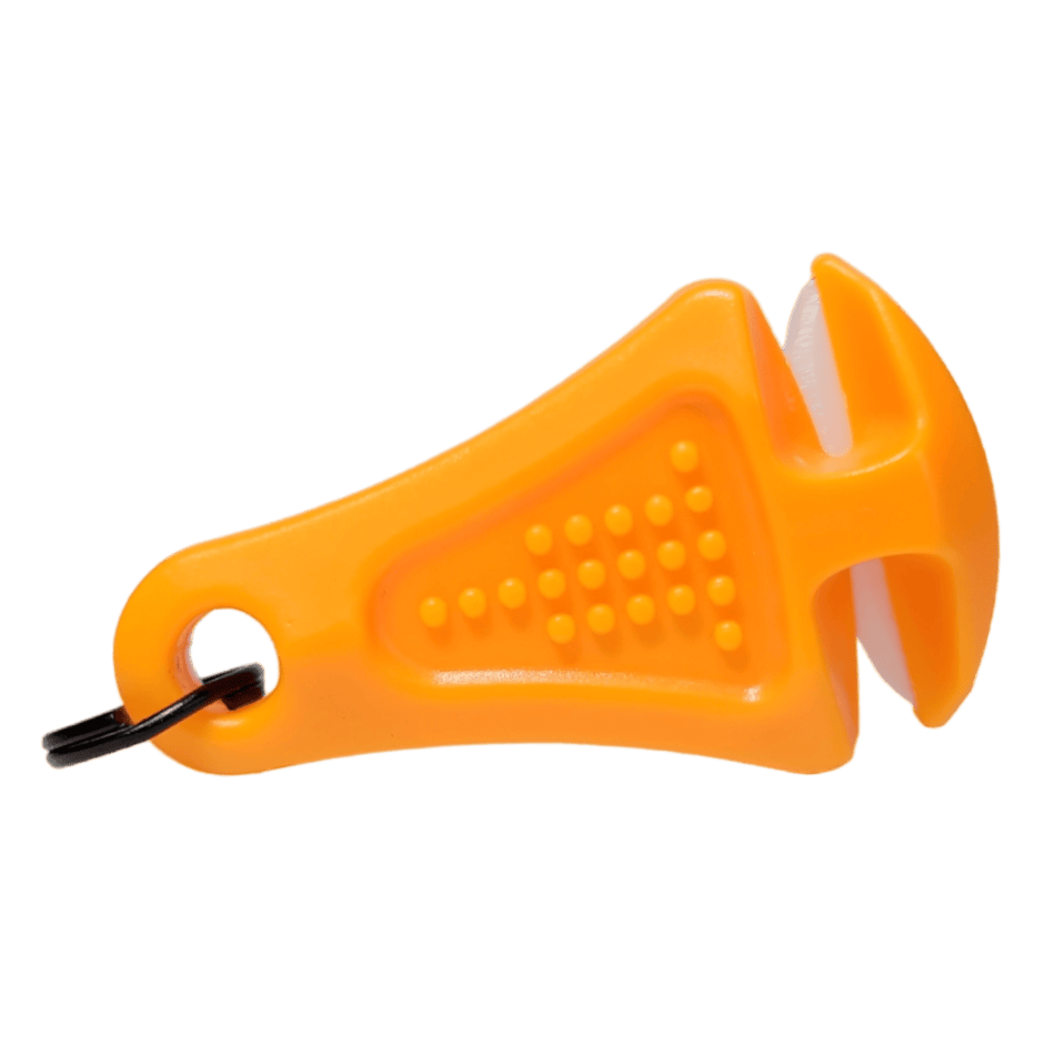 Line Cutterz Ceramic Blade Zipper Pull - Blaze Orange - Get Tight Gear
