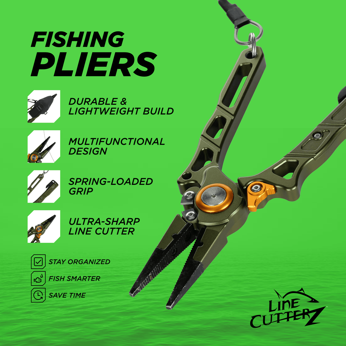 Line Cutterz Elite Pliers - Get Tight Gear