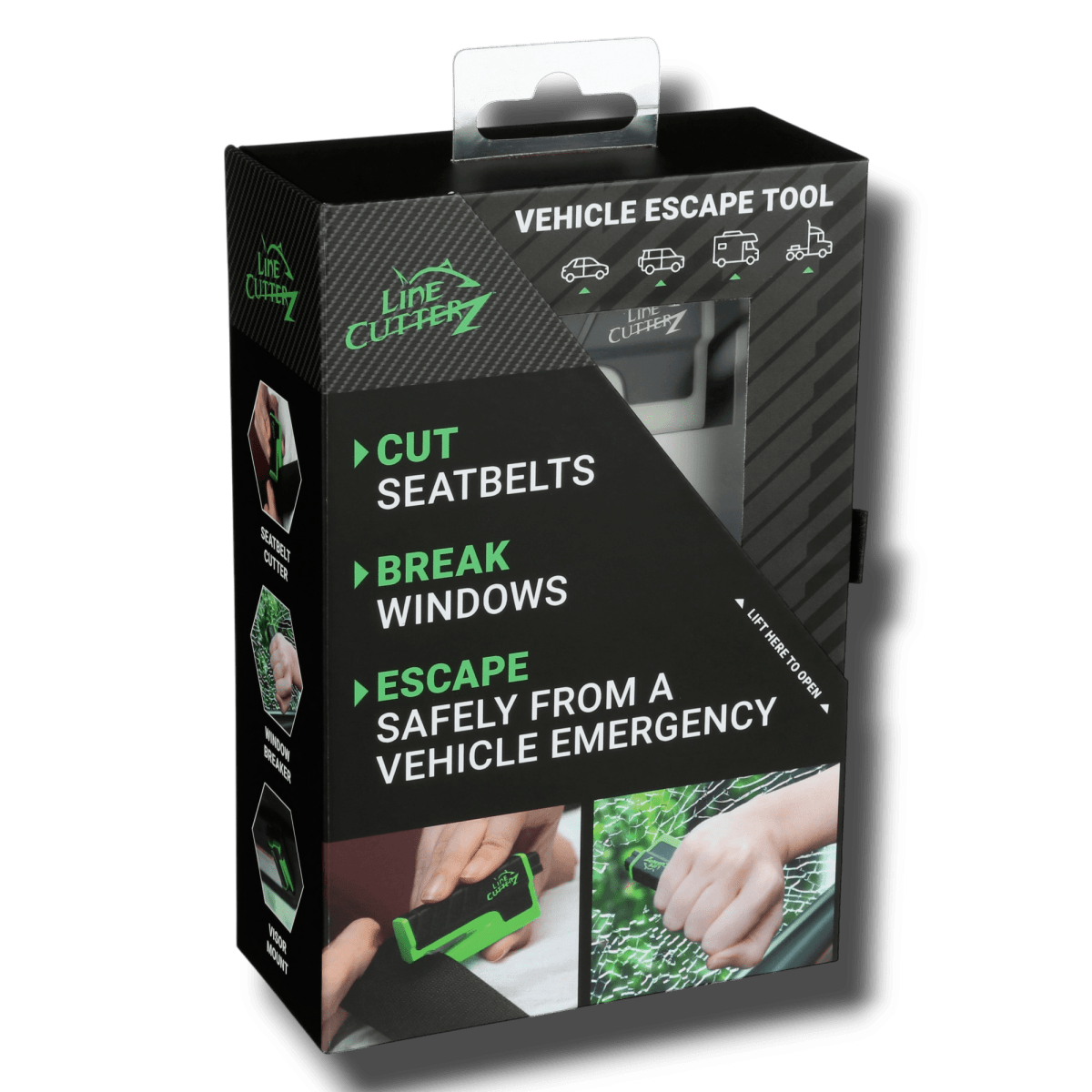 Line Cutterz "VET" Vehicle Escape Tool - Get Tight Gear