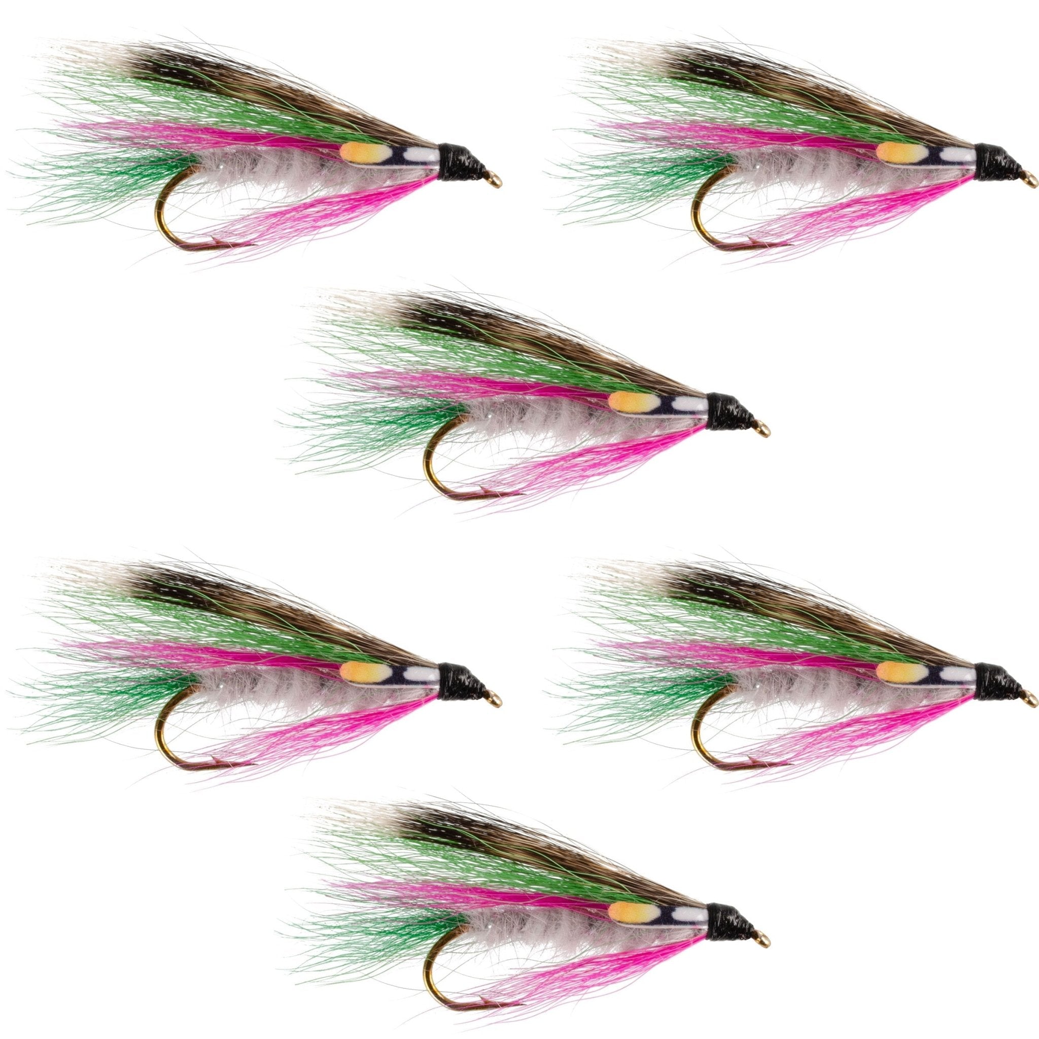 Little Rainbow Trout Classic Streamer Flies - Set of 6 - Hook Size 4 - Get Tight Gear