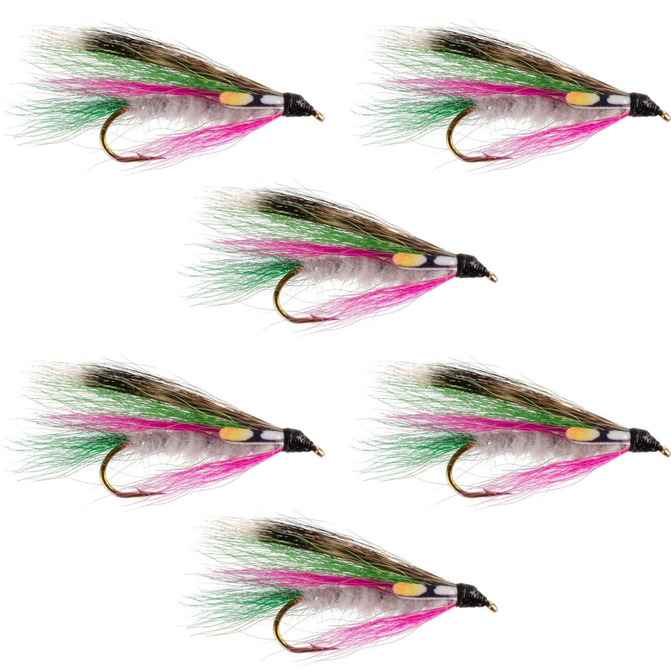 Little Rainbow Trout Classic Streamer Flies - Set of 6 - Hook Size 4 - Get Tight Gear