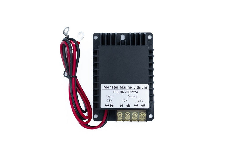 Live sonar 24v/36v - to 12/24v converter “The Bandit” - Get Tight Gear