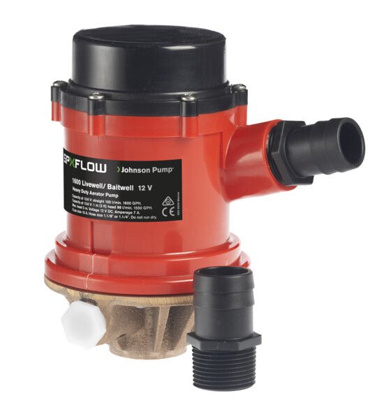 LIVWELL PMP 1600 GPH 12V WITH INLET - Get Tight Gear