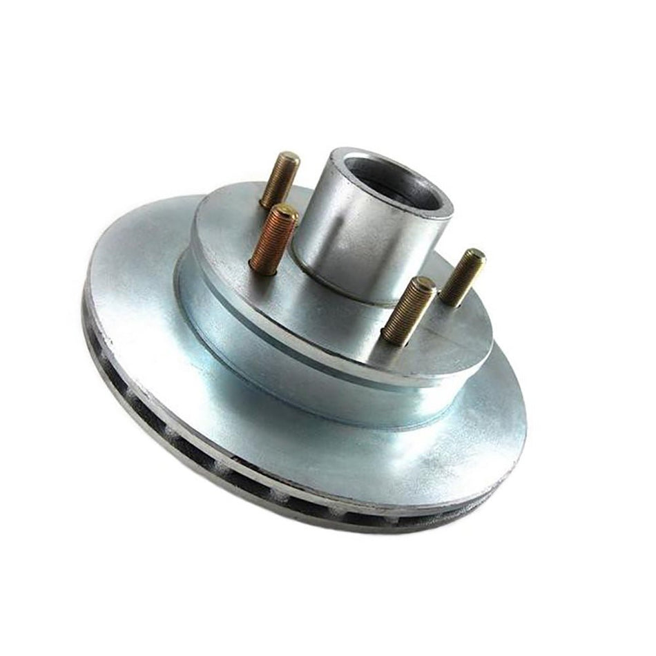 Load Rite Rotor Complete Kit Vented 9.75" Integral, No Grease 5 Stud Dacromet Finish Knott - Get Tight Gear