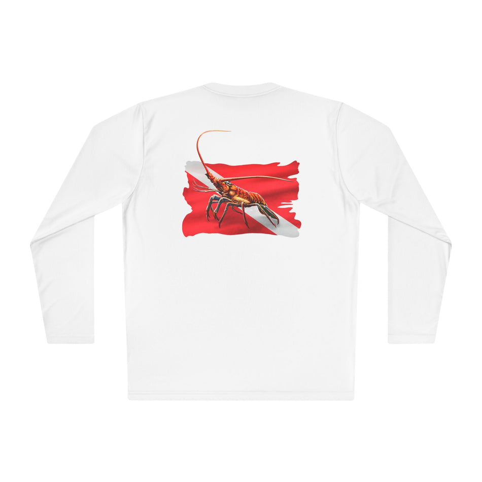 Lobster Dive Flag Long Sleeve Fishing Shirt - Get Tight Gear