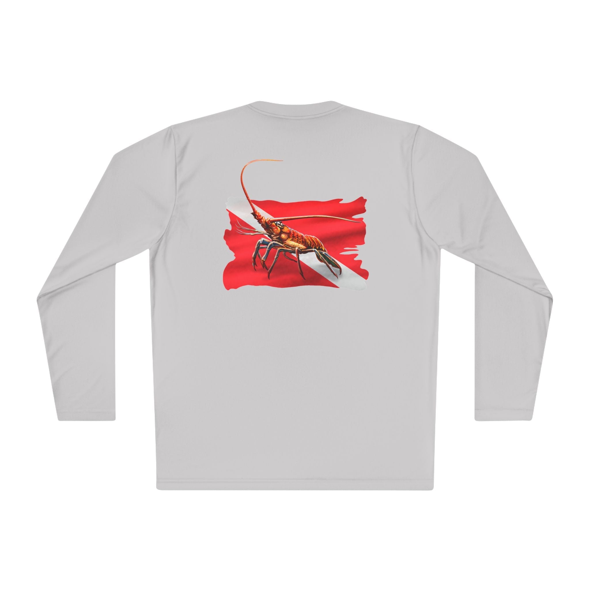 Lobster Dive Flag Long Sleeve Fishing Shirt - Get Tight Gear