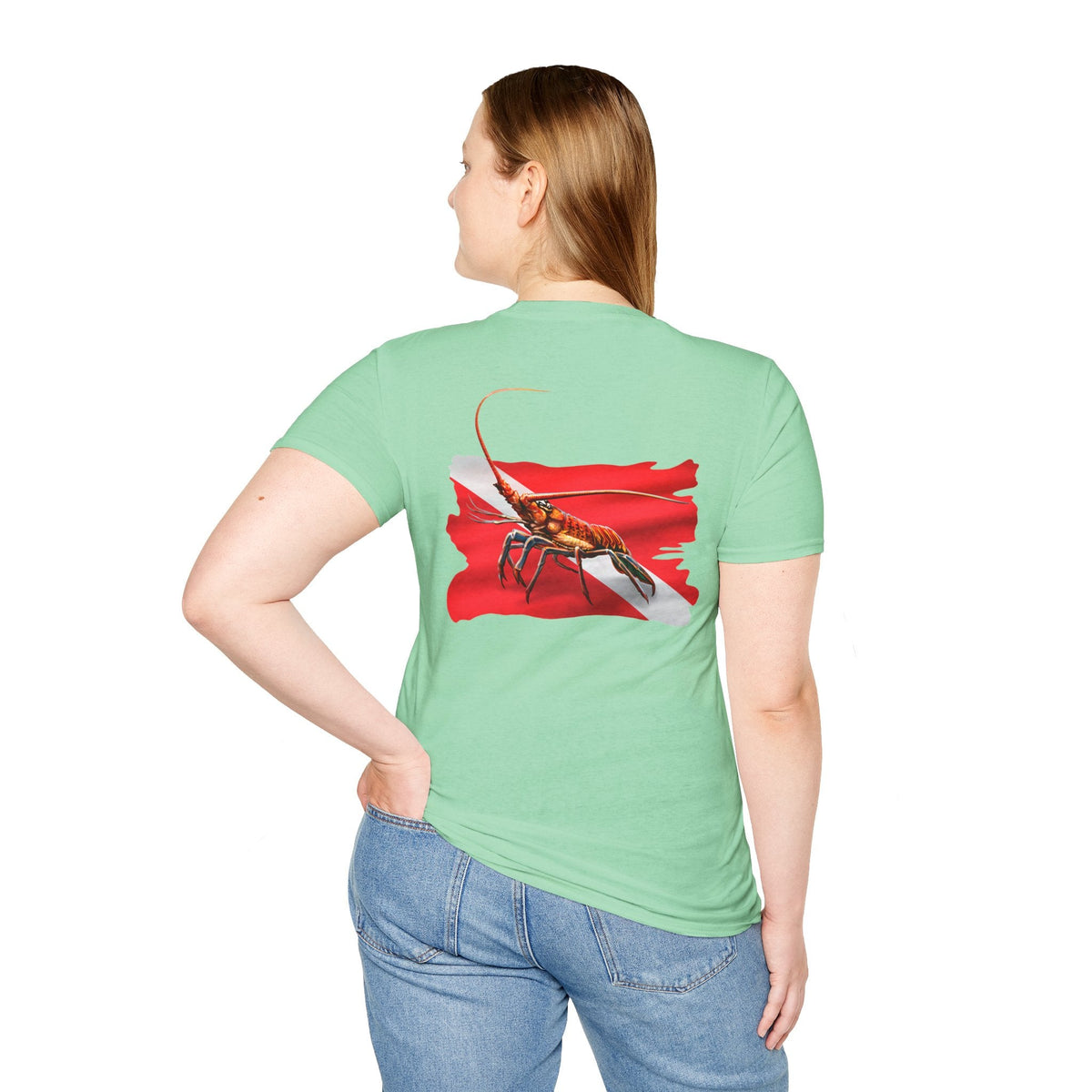 Lobster Dive Unisex T-Shirt, Nautical Style Tee, Seafood Lover Shirt, Summer Apparel, Beach Day T-Shirt, Fun Graphic Top - Get Tight Gear