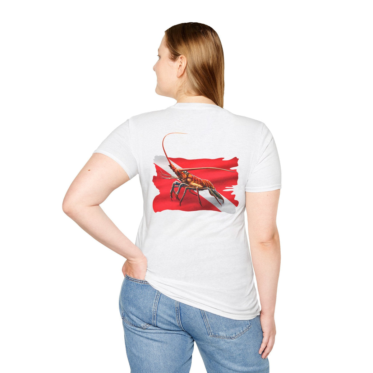 Lobster Dive Unisex T-Shirt, Nautical Style Tee, Seafood Lover Shirt, Summer Apparel, Beach Day T-Shirt, Fun Graphic Top - Get Tight Gear