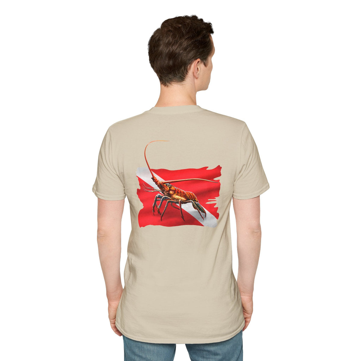 Lobster Dive Unisex T-Shirt, Nautical Style Tee, Seafood Lover Shirt, Summer Apparel, Beach Day T-Shirt, Fun Graphic Top - Get Tight Gear