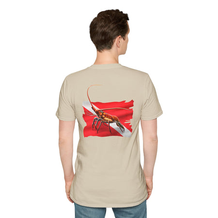 Lobster Dive Unisex T-Shirt, Nautical Style Tee, Seafood Lover Shirt, Summer Apparel, Beach Day T-Shirt, Fun Graphic Top - Get Tight Gear