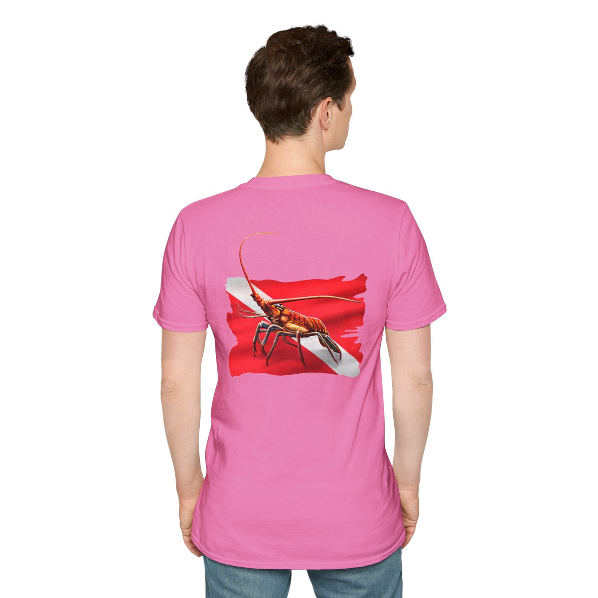 Lobster Dive Unisex T-Shirt, Nautical Style Tee, Seafood Lover Shirt, Summer Apparel, Beach Day T-Shirt, Fun Graphic Top - Get Tight Gear