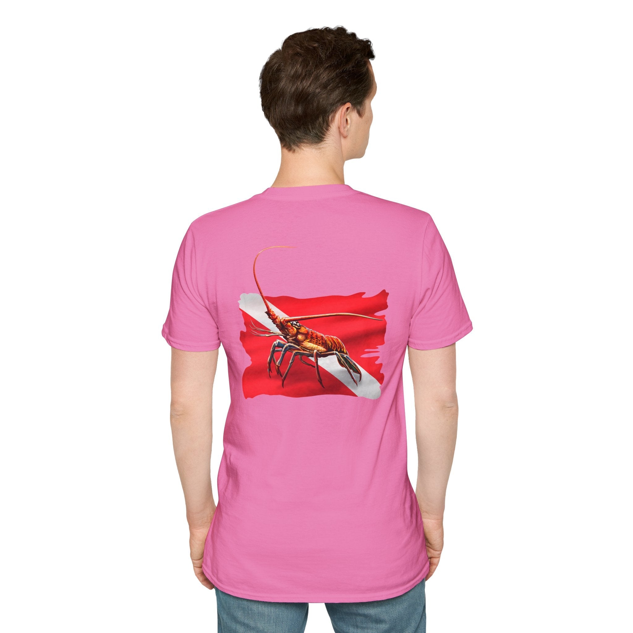 Lobster Dive Unisex T-Shirt, Nautical Style Tee, Seafood Lover Shirt, Summer Apparel, Beach Day T-Shirt, Fun Graphic Top - Get Tight Gear