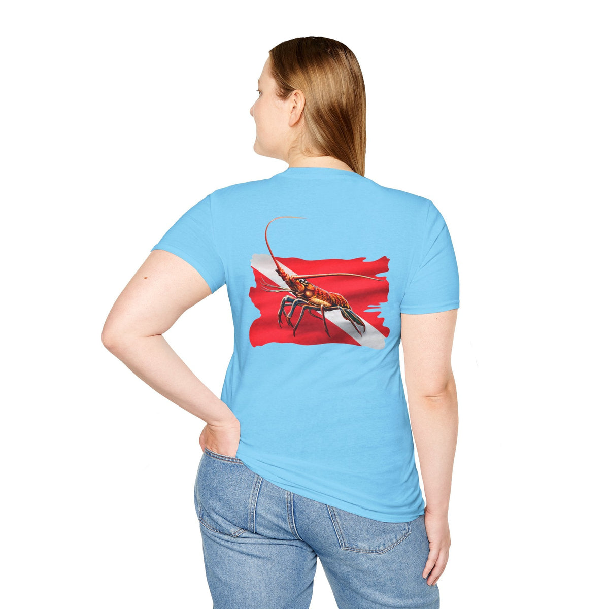 Lobster Dive Unisex T-Shirt, Nautical Style Tee, Seafood Lover Shirt, Summer Apparel, Beach Day T-Shirt, Fun Graphic Top - Get Tight Gear
