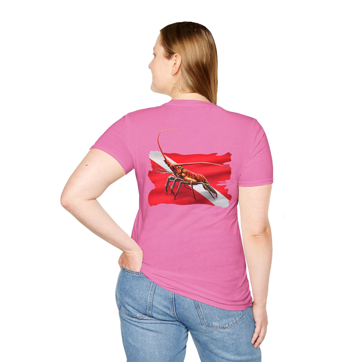 Lobster Dive Unisex T-Shirt, Nautical Style Tee, Seafood Lover Shirt, Summer Apparel, Beach Day T-Shirt, Fun Graphic Top - Get Tight Gear