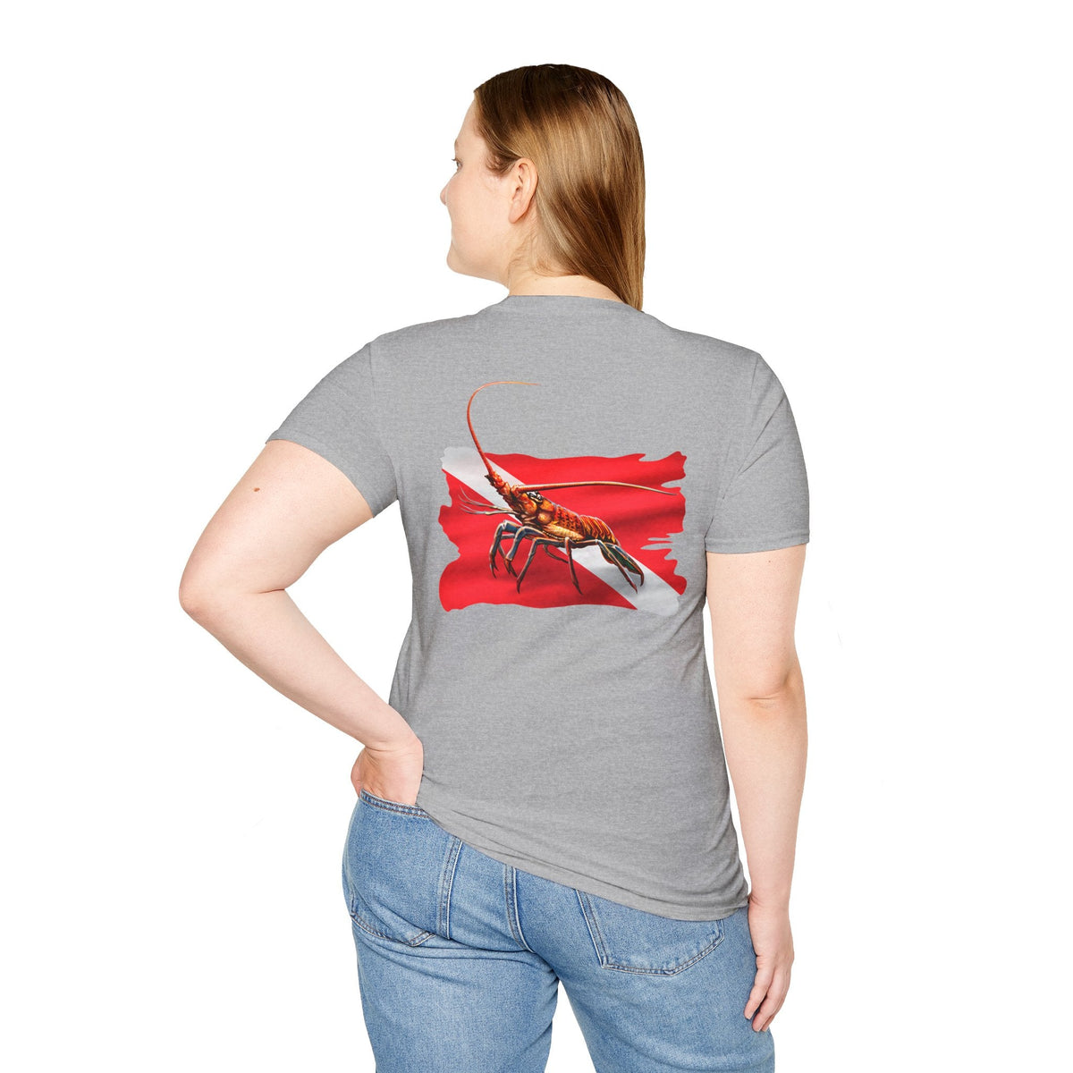 Lobster Dive Unisex T-Shirt, Nautical Style Tee, Seafood Lover Shirt, Summer Apparel, Beach Day T-Shirt, Fun Graphic Top - Get Tight Gear