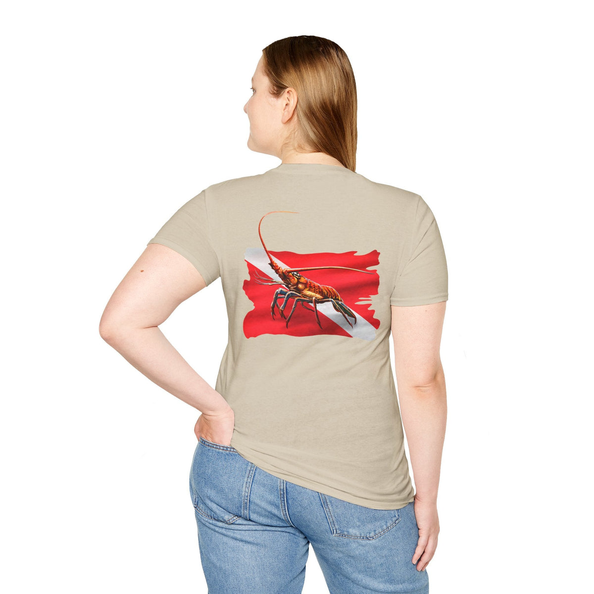 Lobster Dive Unisex T-Shirt, Nautical Style Tee, Seafood Lover Shirt, Summer Apparel, Beach Day T-Shirt, Fun Graphic Top - Get Tight Gear
