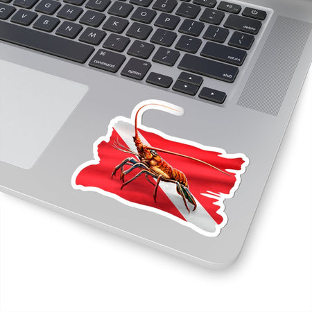 Lobster Kiss - Cut Stickers | Perfect for Divers, Seafood Lovers, and Beach Decor, Great for Journals, Laptops, Water Bottles - Get Tight Gear