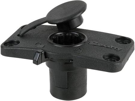 Locking Flush Mount W/Rain Cap - Get Tight Gear