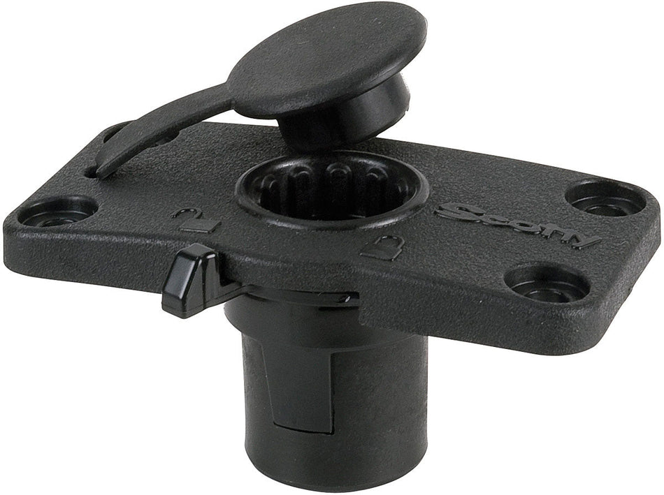 Locking Flush Mount W/Rain Cap - Get Tight Gear