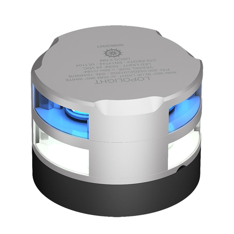 Lopolight 2nm 360 Degree Blue Dinner Light + 2nm 360 Degree White Light - Get Tight Gear